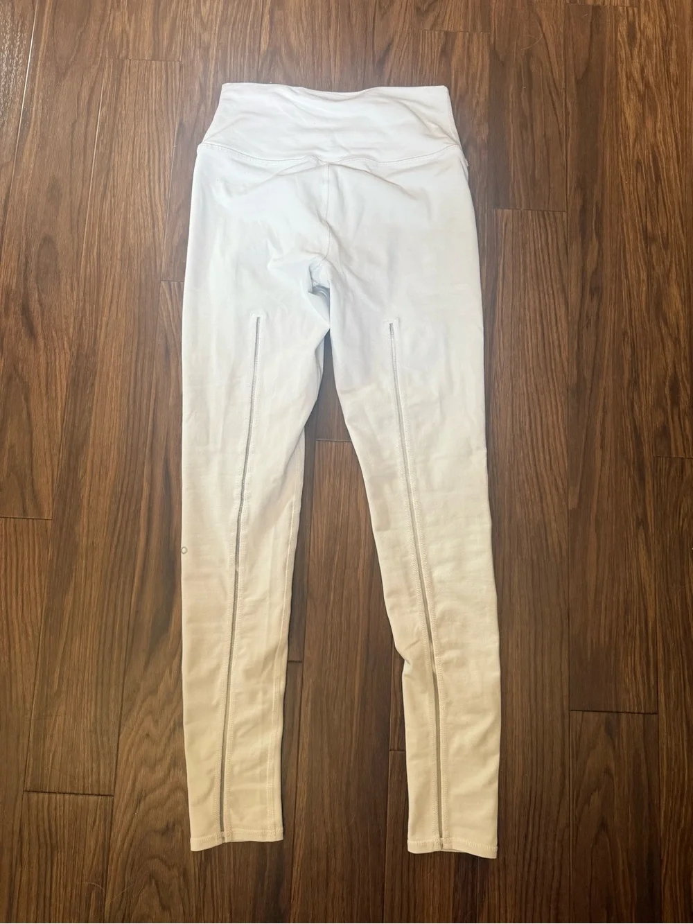 Alo Yoga White High-Waist Full Length Dash Leggings Size Small